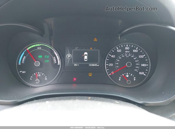 KNAGU4LE0H5010959 2017 KIA OPTIMA HYBRID Белый Вид задних сидений