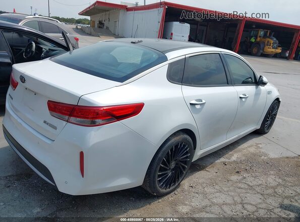 KNAGU4LE0H5010959 2017 KIA OPTIMA HYBRID Белый Задняя правая четверть