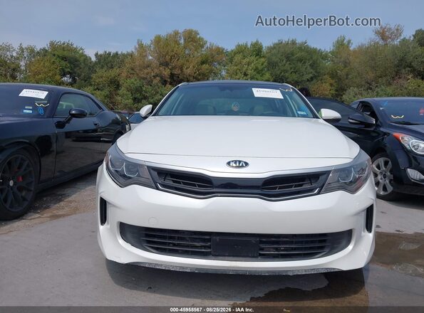 KNAGU4LE0H5010959 2017 KIA OPTIMA HYBRID Белый Вид щитка приборов