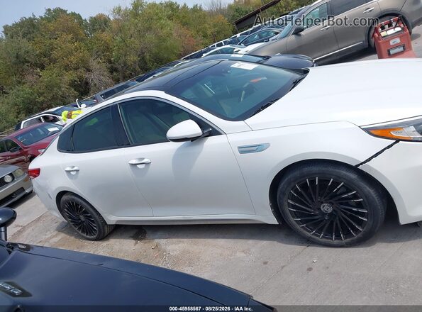 KNAGU4LE0H5010959 2017 KIA OPTIMA HYBRID Белый Вид задней части салона