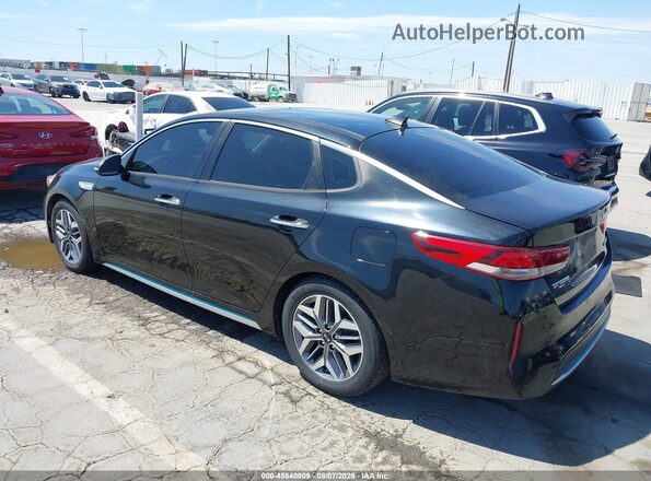 KNAGU4LE0L5037636 2020 KIA OPTIMA HYBRID Black უკანა მარცხენა