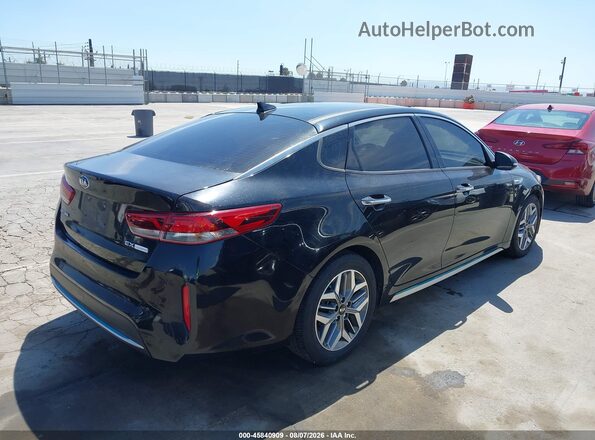 KNAGU4LE0L5037636 2020 KIA OPTIMA HYBRID Black უკანა მარჯვენა