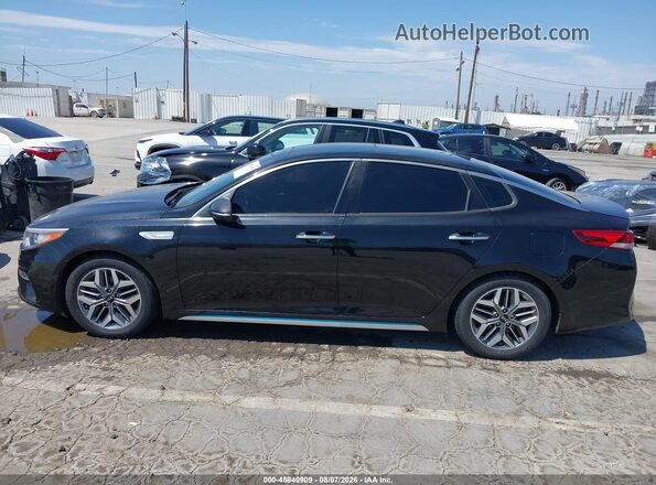 KNAGU4LE0L5037636 2020 KIA OPTIMA HYBRID Black სალონის 360-გრადუსიანი ხედი