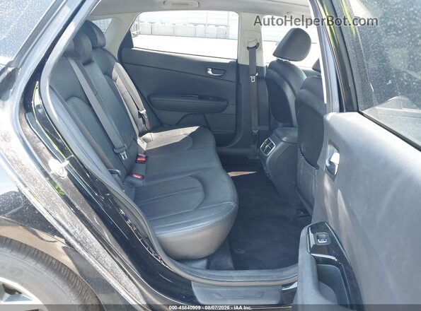 KNAGU4LE0L5037636 2020 KIA OPTIMA HYBRID Black VIN კოდის სტიკერის ხედი