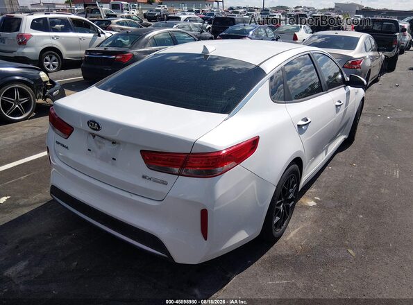 KNAGU4LE1H5014017 2017 KIA OPTIMA HYBRID Белый Задняя правая четверть