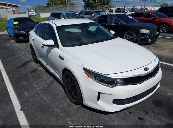 KNAGU4LE1H5014017 2017 KIA OPTIMA HYBRID Белый Вид спереди