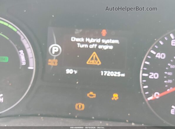 KNAGU4LE1H5014017 2017 KIA OPTIMA HYBRID Белый 
