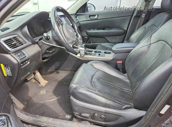KNAGU4LE2H5012339 2017 KIA OPTIMA Blue Widok wnętrza z przodu