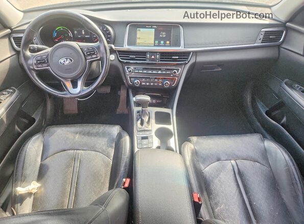 KNAGU4LE2H5012339 2017 KIA OPTIMA Blue Widok deski rozdzielczej
