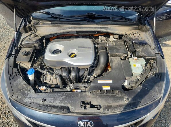 KNAGU4LE2H5012339 2017 KIA OPTIMA Blue Widok wnętrza z tyłu