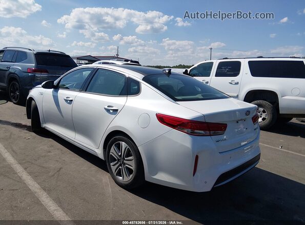 KNAGU4LE3H5013788 2017 KIA OPTIMA HYBRID White Հետևի ձախ