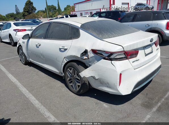 KNAGU4LE5L5045425 2020 KIA OPTIMA HYBRID White უკანა მარცხენა