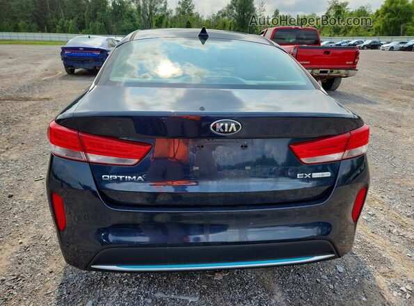 KNAGV4LD1H5013910 2017 KIA OPTIMA Blue Widok z tyłu