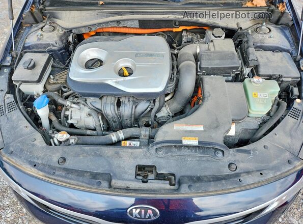 KNAGV4LD1H5013910 2017 KIA OPTIMA Blue Widok wnętrza z tyłu