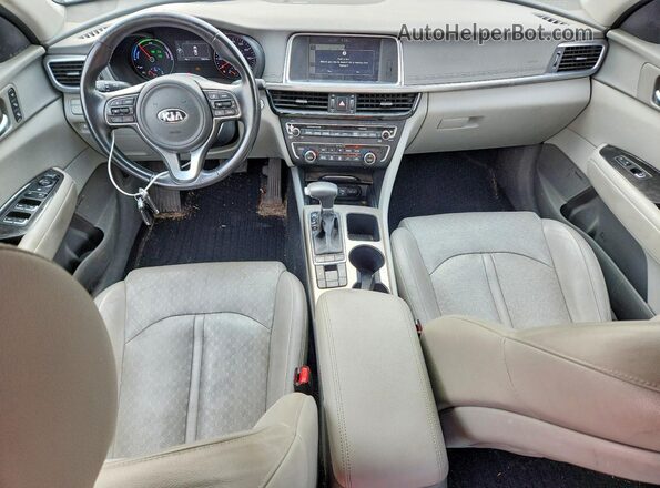 KNAGV4LD1H5013910 2017 KIA OPTIMA Blue Widok deski rozdzielczej