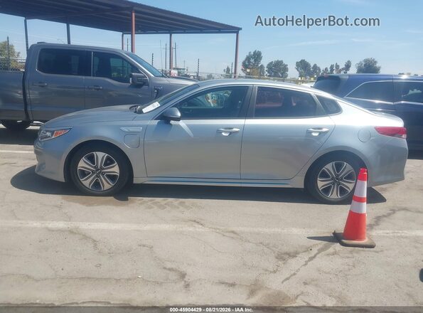 KNAGV4LD4H5007616 2017 KIA OPTIMA PLUG-IN HYBRID Gray სალონის 360-გრადუსიანი ხედი