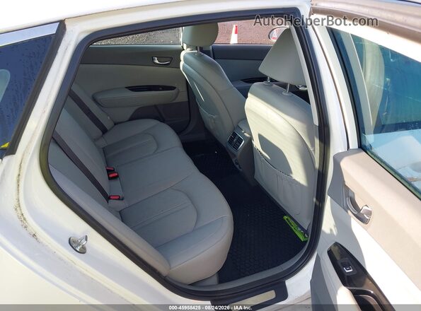 KNAGV4LD6H5012901 2017 KIA OPTIMA PLUG-IN HYBRID White VIN კოდის სტიკერის ხედი