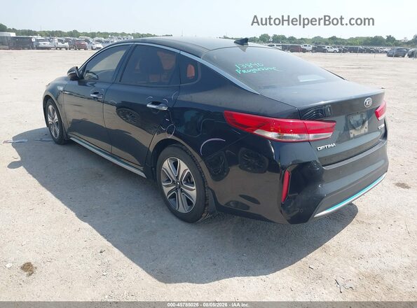 KNAGV4LD7H5009344 2017 KIA OPTIMA PLUG-IN HYBRID Black უკანა მარცხენა