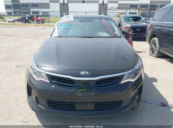 KNAGV4LD7H5009344 2017 KIA OPTIMA PLUG-IN HYBRID Black ხელსაწყოთა პანელის ხედი