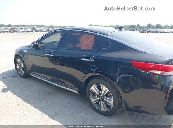 KNAGV4LD7H5009344 2017 KIA OPTIMA PLUG-IN HYBRID Black სალონის 360-გრადუსიანი ხედი