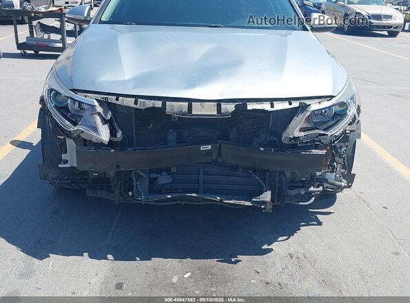 KNAGV4LD8J5021895 2018 KIA OPTIMA PLUG-IN HYBRID Gray წინა ხედი