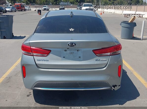 KNAGV4LD8J5021895 2018 KIA OPTIMA PLUG-IN HYBRID Gray 