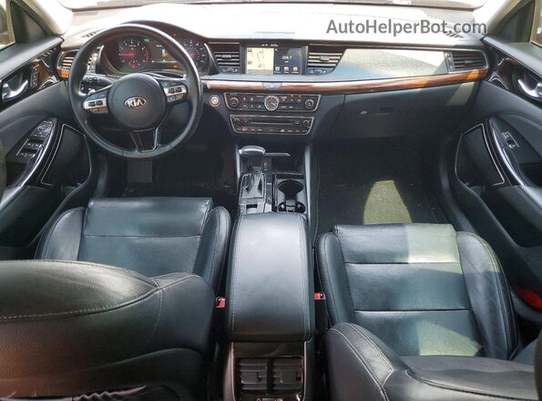 KNALC4J10H5069298 2017 KIA CADENZA Black Вид панелі приладів