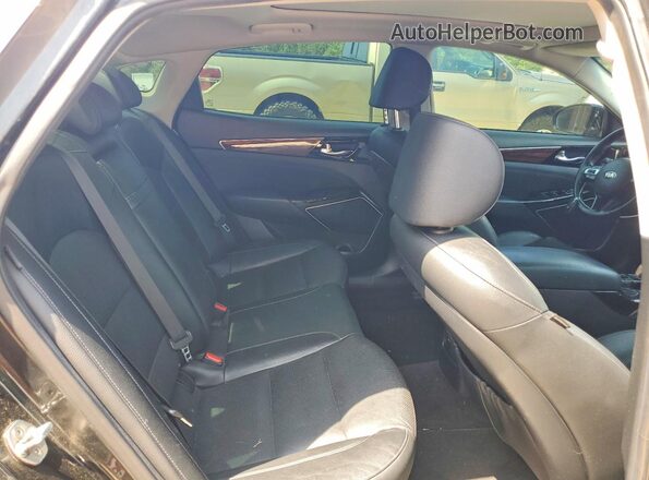 KNALC4J10H5069298 2017 KIA CADENZA Black Вид задніх сидінь
