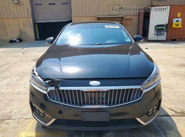 KNALC4J10H5069298 2017 KIA CADENZA Black Вид спереду
