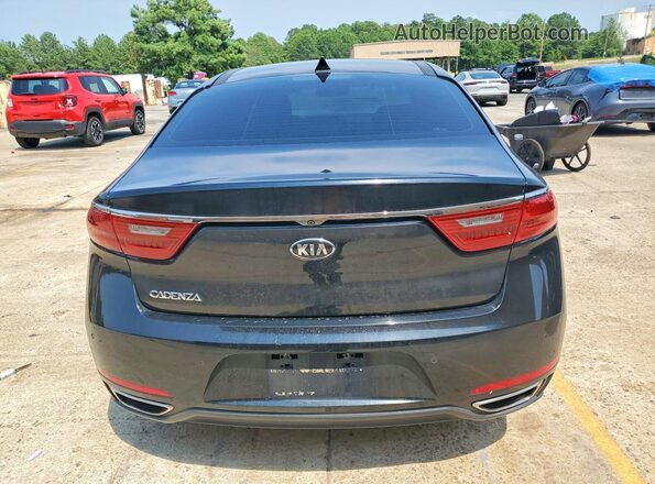 KNALC4J10H5069298 2017 KIA CADENZA Black Вид ззаду