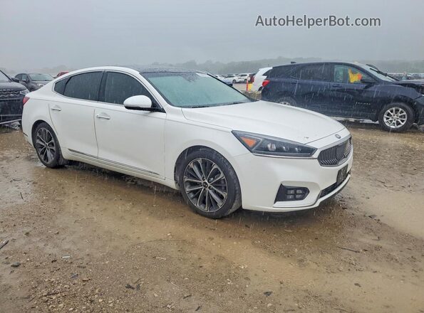 KNALC4J10K5173152 2019 KIA CADENZA White Front right