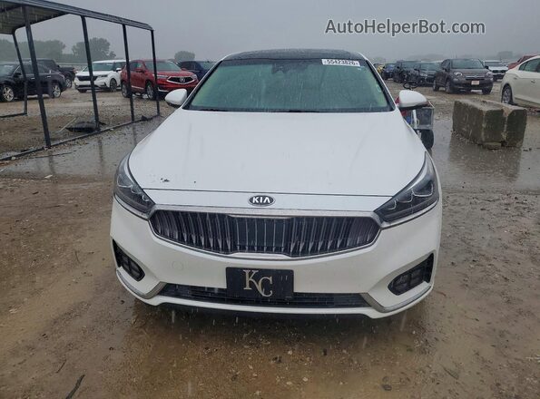 KNALC4J10K5173152 2019 KIA CADENZA White Front view