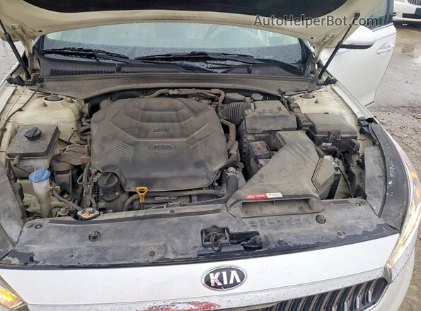 KNALC4J10K5173152 2019 KIA CADENZA White Rear interior view