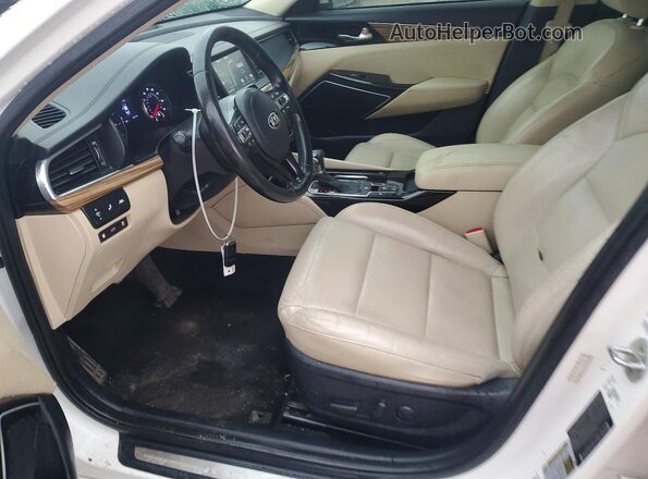 KNALC4J10K5173152 2019 KIA CADENZA White Front interior view