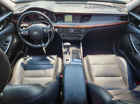 KNALC4J18J5098571 2018 KIA CADENZA Blue Dashboard view