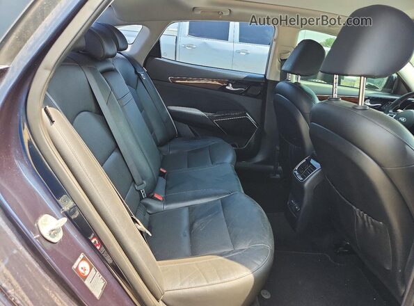 KNALC4J18J5098571 2018 KIA CADENZA Blue Rear seats view