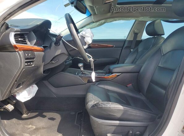 KNALC4J19H5045940 2017 KIA CADENZA White Սալոնի դիմացի տեսք