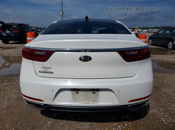 KNALC4J19H5045940 2017 KIA CADENZA White Հետևի տեսք