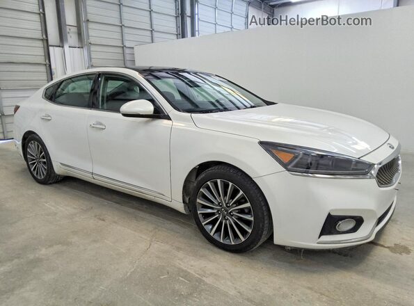 KNALC4J19H5082101 2017 KIA CADENZA White Передня права чверть