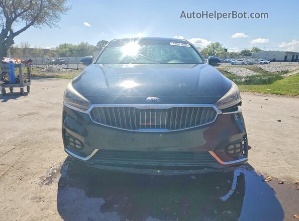 KNALC4J19H5087928 2017 KIA CADENZA Blue Delantero derecho