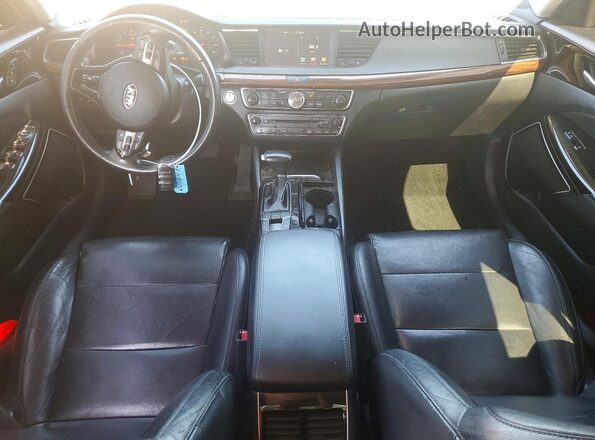 KNALC4J19H5087928 2017 KIA CADENZA Blue Vista interior delantera