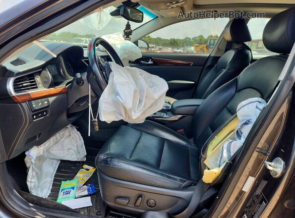 KNALC4J19K5164840 2019 KIA CADENZA Black Vista interior delantera