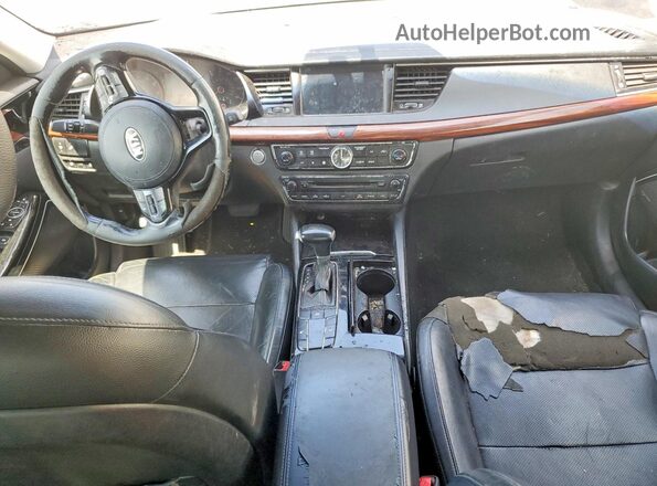 KNALC4J1XH5042299 2017 KIA CADENZA Black Սարքավորումների վահանակի տեսք