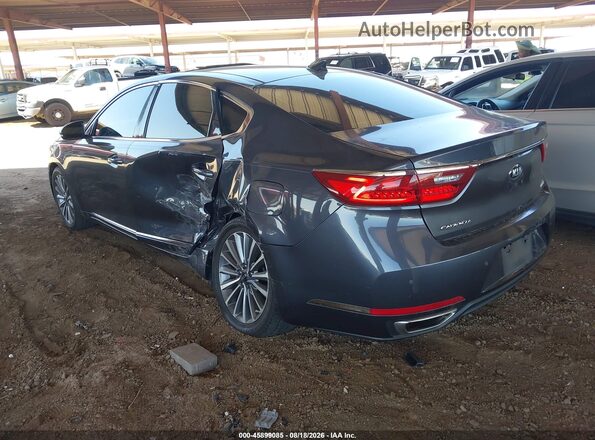 KNALC4J1XH5084620 2017 KIA CADENZA Gray Հետևի ձախ
