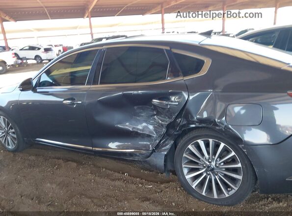KNALC4J1XH5084620 2017 KIA CADENZA Gray Սալոնի 360 աստիճան տեսք