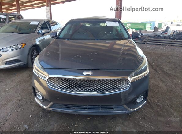 KNALC4J1XH5084620 2017 KIA CADENZA Gray Սարքավորումների վահանակի տեսք