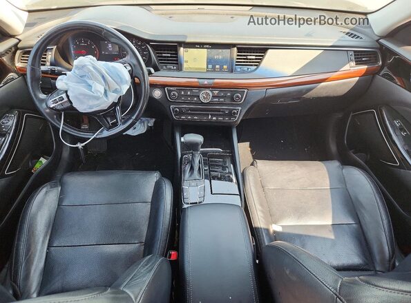 KNALC4J1XH5089851 2017 KIA CADENZA Black Vista del salpicadero