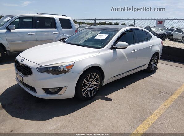 KNALN4D70G5218057 2016 KIA CADENZA White Front left