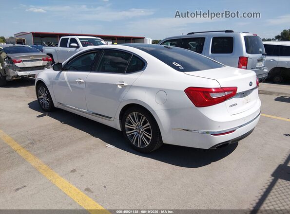KNALN4D70G5218057 2016 KIA CADENZA White Rear left