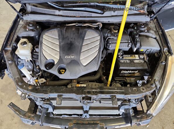 KNALN4D73G5221454 2016 KIA CADENZA Черный Вид задней части салона